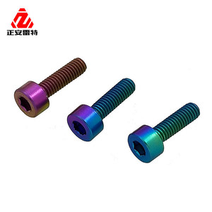 Zheng'an Leite Aluminium Metric Screws Pan Head Anodized Coating Coarse Thread <b>Fasteners</b> - Product Image 3