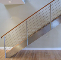 Prima Solution d'économie d'espace Installation facile Faible entretien Granit Petite maison Loft Mono Stringer Escalier