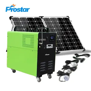 Prostar 1000W VRLA batteria Mini generatore solare portatile con regolatore di carica solare PMW