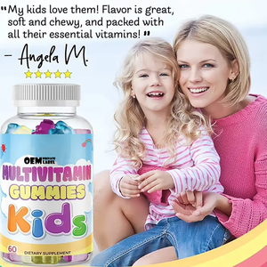 Vitaminas Completas para Niños. A, C, D3, E y <span class=keywords><strong>Complejo</strong></span> <span class=keywords><strong>B</strong></span>. Promueve el Crecimiento y el Desarrollo. Sin OMG ni gluten. Delicioso Sabor a Frutas. - Product Image 5