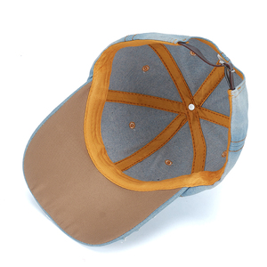 New Galloon Lace Rhinestone Embroidery 100% Cotton 6-Panel Metal Buckle <b>Leaf</b> Pattern Custom Summer Baseball Cap Sports Hat for - Product Image 5