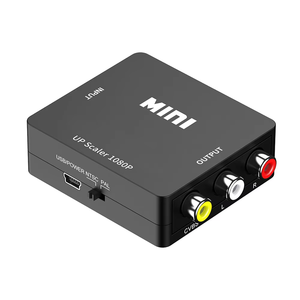 AV RCA để HDTV <span class=keywords><strong>Adapter</strong></span> 1080P HD chuyển đổi Mini box RCA AV cvsb LR Video <span class=keywords><strong>Composite</strong></span> AV Scaler chuyển đổi cho PC HDTV chiếu - Product Image 3