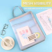 Sac à dos transparent à fermeture éclair pour enfants, sacs à main de haute qualité, sacs cadeaux avec logo, classeur de documents pas cher
