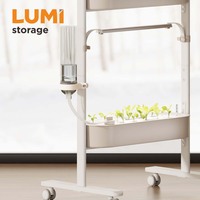 Pince AWS01-2H sur jardinière intelligente Kit d'arrosage automatique pour jardin d'herbes d'intérieur Pot de plantes intelligent Système de culture d'intérieur Décor à la maison