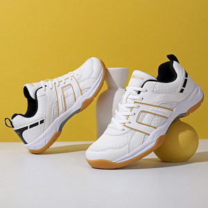 Zapatillas de Tenis Unisex con Parte Superior de Malla, Suela de Goma, Transpirables, Ligeras, Resistentes a Impactos y Antideslizantes para Entrenamiento Deportivo de Verano - Product Image 2
