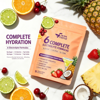 Poudre d'électrolytes OEM/ODM, complément de santé multifonctionnel, marque privée, complément à base de plantes avec fruits naturels, Keto et Vitamine C