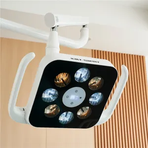 Attrezzature di prezzo di fabbrica di sedie dentali per microscopio con prezzo di unità dentale mobile produttore di alta qualità