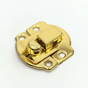 Steel Minimalist Lock <b>Snap</b> <b>Fastener</b> Jewelry Box Hardware-Durable High Quality Gift Box for Bedroom Living Room Use Easy Assembly - Product Image 5