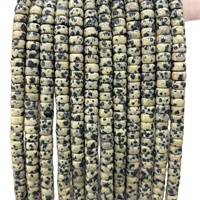Perles Rondes en Pierre Naturelle 4x7mm, Perles Abacus, Entretoises pour la Fabrication de Bijoux (Bracelets, Colliers) - Vente en Gros