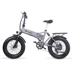 Vélo électrique pliable Fat MX21 avec moteur arrière, double amortisseur, batterie lithium 48V 13Ah, freins à disque avant et arrière, pneus 20*4 pouces - Product Image 3