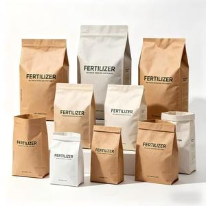 <span class=keywords><strong>Sac</strong></span> d'emballage en papier kraft multicouche personnalisé, résistant à l'humidité, à fond plat, pour engrais, terre et aliments pour animaux (vente en gros) - Product Image 5
