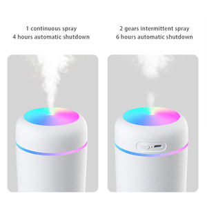 Humidificadores de aromaterapia de aire, Humidificador blanco H20, Oem Odm nebulizador, Logo personalizado, 300 ml, venta al por mayor de fábrica DQ107 - Product Image 2