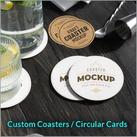 Sous-verres personnalisés en carton, cartons de support rectangulaires, coussinets isolants de forme spéciale, emballage jetable avec logo personnalisé, usage agricole