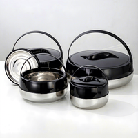Ensemble de boîtes alimentaires isothermes en acier inoxydable de qualité supérieure, 4 pièces, grande capacité, boîte à lunch en forme de kaki, boîte de rangement pour usage quotidien