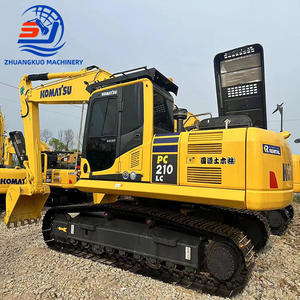 Precio bajo, venta al por mayor, excavadora sobre orugas Komatsu PC210 usada de 21 toneladas con componentes de bomba de motor originales de Japón - Product Image 1