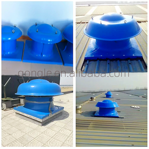 Ventilateur d'extraction de toit haute résistance, <span class=keywords><strong>hotte</strong></span> en fibre de verre en forme de champignon, extracteur de toit, ventilateurs de ventilation pour atelier, usine, entrepôt - Product Image 6