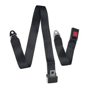 Sabuk Pengaman Universal Cocok untuk Kebanyakan Kursi Depan/Belakang Golf Cart, Kit Sabuk Pengaman <span class=keywords><strong>2</strong></span> Titik yang Dapat Disesuaikan, Hitam - Product Image 1