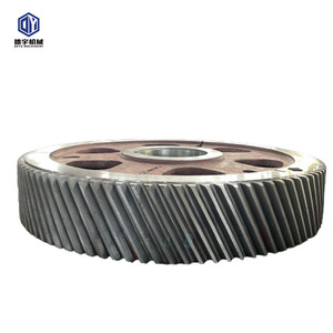 Fabricants usinage CNC acier coulé gros pignon hélicoïdal personnalisé de haute qualité entraînement grand engrenage - Product Image 1