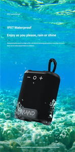 רמקול בלוטות' נייד אלחוטי נטען עמיד למים IPX7 בעל באס עמוק עוצמתי 5W פרימיום לאופניים לשימוש חיצוני - Product Image 3