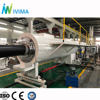 Ligne de production de tubes en plastique PE entièrement automatique, personnalisée, à économie d'énergie et à fonctionnement continu