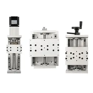 Tavola di scorrimento trasversale tavola lineare modulo a vite binario di guida piastra di trascinamento sollevamento di precisione pesante binario a filo CNC due assi XY