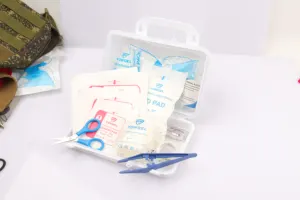 Tragbare medizinische erste-hilfe-plastikbox Familie kleine sicherheit notfall medizinischer erste-hilfe-kit für reise auto zuhause camping büro
