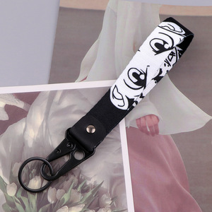 10 designs de porte-clés <span class=keywords><strong>Eren</strong></span> Jaeger Anime bec <span class=keywords><strong>d</strong></span>'aigle, porte-clés personnalisés en tissu, lanières porte-clés - Product Image 3