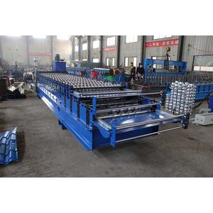 Dachziegelherstellungsmaschine PLC-gesteuerte Rollformmaschine für Farbige Stahlziegel Baumaterialmaschinen - Product Image 4