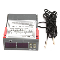 Controlador de Temperatura Digital Dual STC-3008 de 12V 24V 110V 220V, Termostato para Incubadora