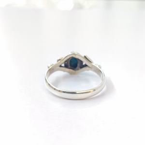 แหวนเทอร์ควอยซ์ เงินแท้ 925 แหวนพลอยเทอร์ควอยซ์ งานแฮนด์เมด คอลเลคชั่นแหวนสวยๆ เครื่องประดับเงิน ราคาขายส่ง - Product Image 4