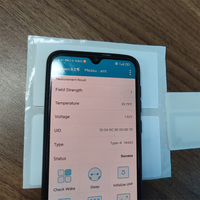 Capteur de température en matériau PET 13,56 MHz 868-956 MHz, étiquette RFID UHF NFC pour la logistique de la chaîne du froid