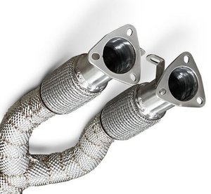 Collecteur d'échappement haute performance et tuyau de descente isolant thermiquement pour Audi RS3 <span class=keywords><strong>TTRS</strong></span> 2.5T 2022-2024 en acier inoxydable – Amélioration de puissance - Product Image 1