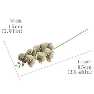 กล้วยไม้เจ็ดหัวผีเสื้อหรูหราสง่างามและหรูหราตกแต่งบ้านตกแต่งฉาก - Product Image 2