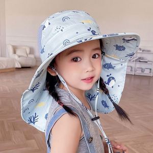 Wholesale <b>Sun</b> <b>Hats</b>, Summer UV Resistant <b>Sun</b> <b>Hats</b>, Breathable Large Brim Fisherman <b>Hats</b>, Thin <b>Sun</b> <b>Hats</b> Suitable for Children - Product Image 6