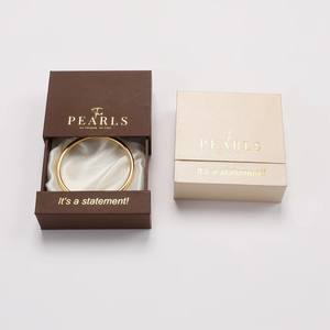 Boîte à bijoux de luxe personnalisée avec logo, en papier, pour bagues, bracelets, colliers, boucles d'oreilles, coffret cadeau original pour rangement de bijoux - Product Image 6