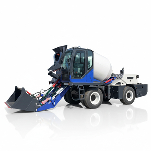 新型デザイン5m³セルフローディングコンクリートミキサー車、中国製モバイルコンクリートミキサー車 - Product Image 1