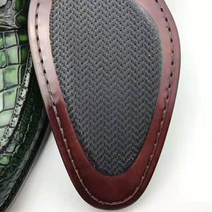 Mocasines de piel de cocodrilo personalizados, <span class=keywords><strong>zapatos</strong></span> para hombre Goodyear WELT, <span class=keywords><strong>zapatos</strong></span> formales para hombre, <span class=keywords><strong>zapatos</strong></span> casuales de cuero de cocodrilo, <span class=keywords><strong>zapatos</strong></span> de boda de lujo para hombre - Product Image 6