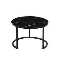 Table basse moderne pour salon, style nordique, ensemble de tables basses de luxe rondes, tables basses pour le salon, maison