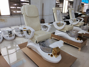 Best-seller de fabricants Fauteuil inclinable entièrement automatique Fauteuil de pédicure haut de gamme avec technologie en tissu pour bain de pieds Massage <span class=keywords><strong>spa</strong></span> - Product Image 6