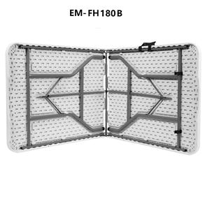 Nueva llegada <span class=keywords><strong>MESA</strong></span> DE BODA ahorro de espacio blanco <span class=keywords><strong>resina</strong></span> rectángulo <span class=keywords><strong>plegable</strong></span> recepción mesas de plástico para fiesta - Product Image 5