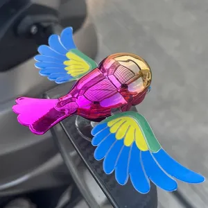 ของตกแต่งรถยนต์รูป<span class=keywords><strong>นก</strong></span>กระพือ<span class=keywords><strong>ปีก</strong></span>สีสันสดใส ใช้พลังงานลม ของตกแต่งภายนอกรถยนต์สุดน่ารัก ของตกแต่งสกู๊ตเตอร์ไฟฟ้า - Product Image 2