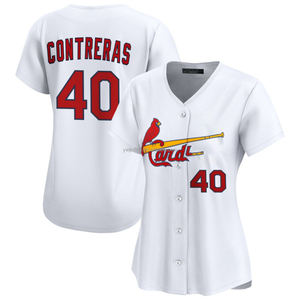 2025 St. Louis Home Limited Jersey blanco para mujer, camisetas de béisbol personalizadas con logotipos bordados, uniformes cosidos de talla grande - Product Image 5