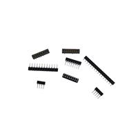 Connecteur PCB automatique à broches rondes à rangée unique, type L, angle droit, mâle, 2,54 mm, usiné sur mesure, 10,0 mm, 12,0 mm