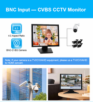 15 inç Tv Lcd ahududu Pi dokunmatik ekran 43 monitör hoparlör