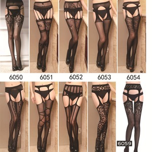 Collants en résille taille haute, sous-vêtements sexy <span class=keywords><strong>pour</strong></span> femmes, <span class=keywords><strong>bas</strong></span> à bretelles, <span class=keywords><strong>bas</strong></span> <span class=keywords><strong>de</strong></span> nuisette sexy, lingerie - Product Image 2