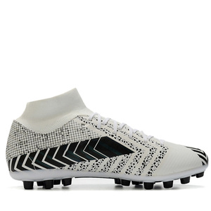 Nouvelles Chaussures de Football Noires de Qualité pour Garçons, Baskets de Sport d'Entraînement pour <span class=keywords><strong>Enfants</strong></span>, Chaussures de Futsal d'Intérieur à Cheville Haute - Product Image 4