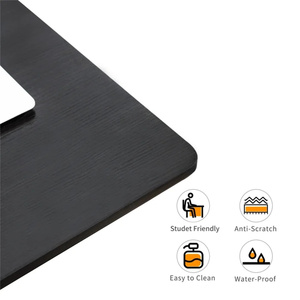 Vente d'usine : Bureau d'<span class=keywords><strong>ordinateur</strong></span> de jeu et d'étude noir pas cher <span class=keywords><strong>avec</strong></span> rangement et espace pour <span class=keywords><strong>imprimante</strong></span> - Product Image 3