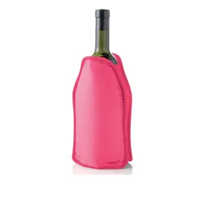 Refrigeratore di vino secchio manicotto per vino Gel bottiglia di vino Chill PVC dispositivo di raffreddamento leopardato