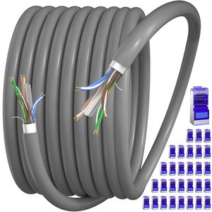 Réseau blindé anti-interférences de catégorie <span class=keywords><strong>6</strong></span> <span class=keywords><strong>FTP</strong></span> GigaLan pour transmission intérieure - Product Image 1