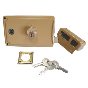 SERRURE DE PORTE 'P33' FACCHINETTI E60 Gauche-Box mm 120x85 - Product Image 1